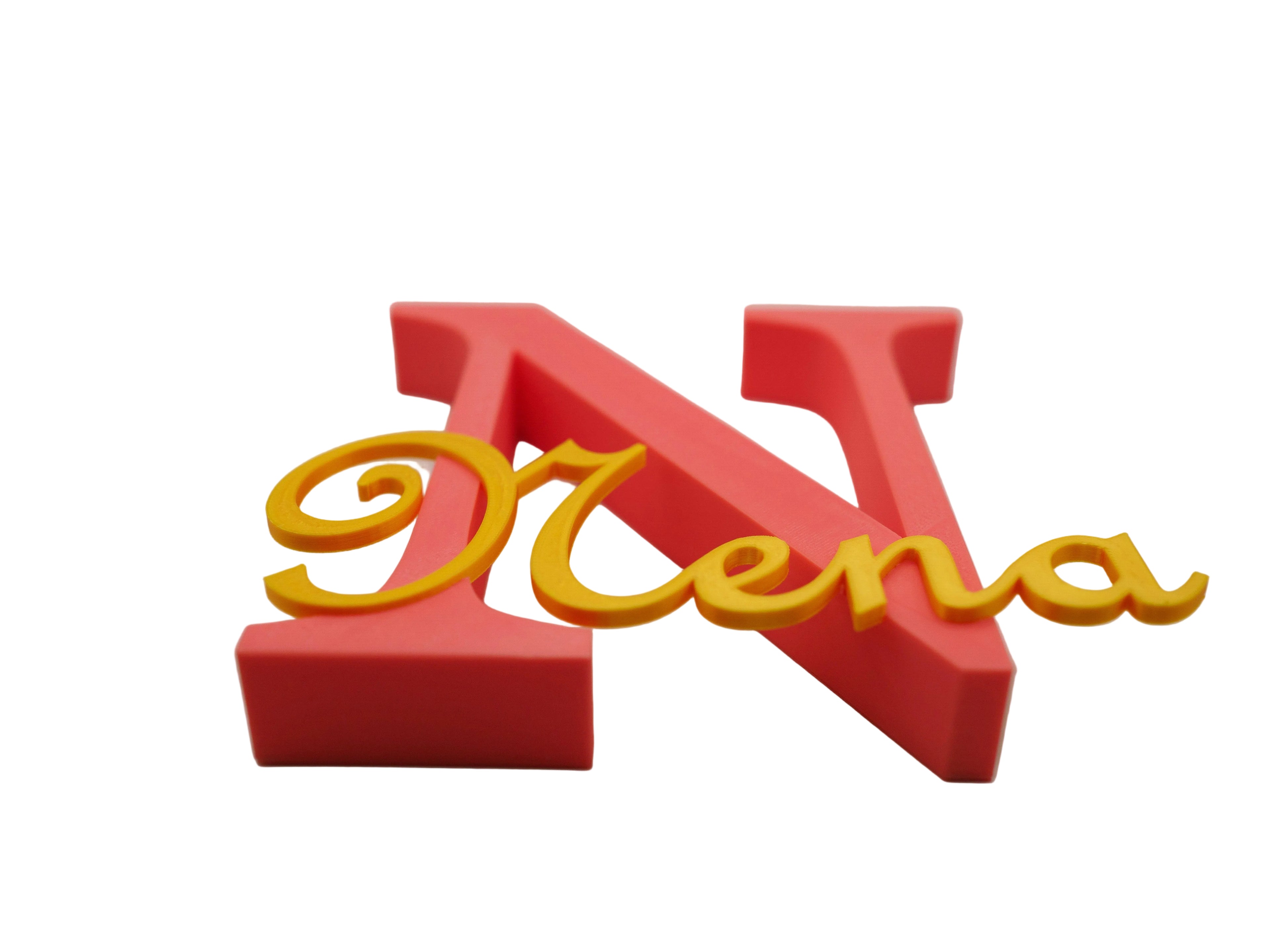 Personalisierter Dekorationsbuchstabe – 3D-gedruckt & individuell gestaltbar